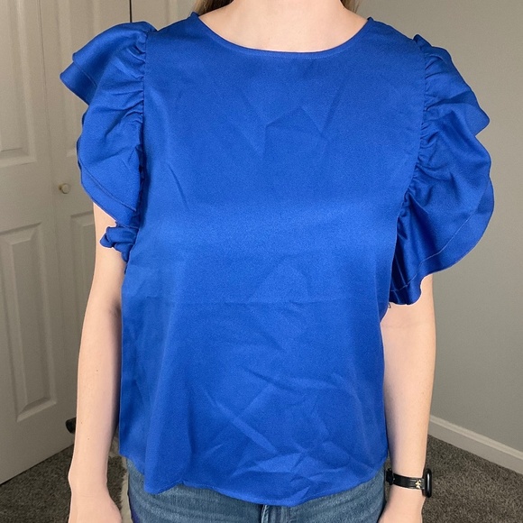 SHEIN Tops - Royal Blue Blouse